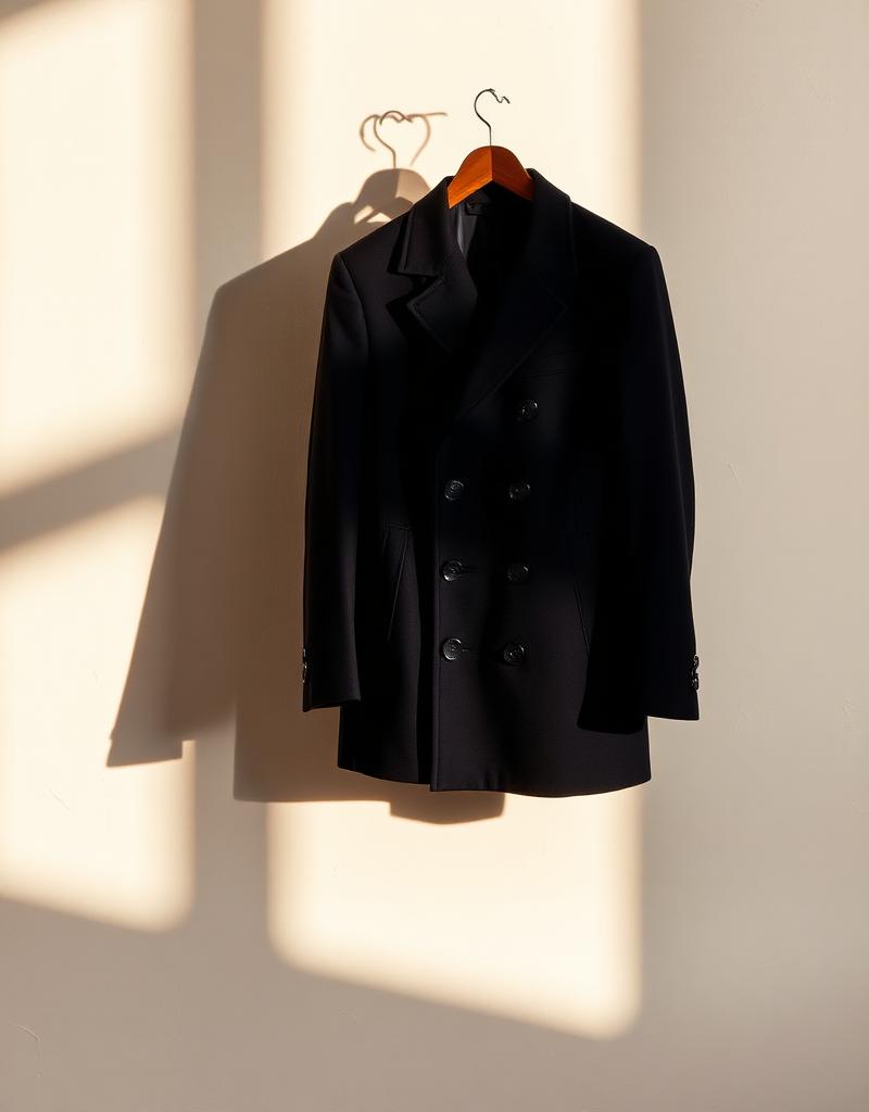 Double-breasted overcoat