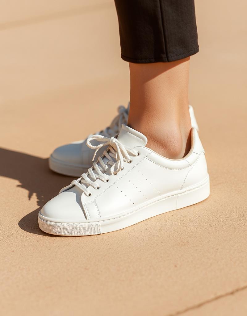 Minimalist leather sneaker