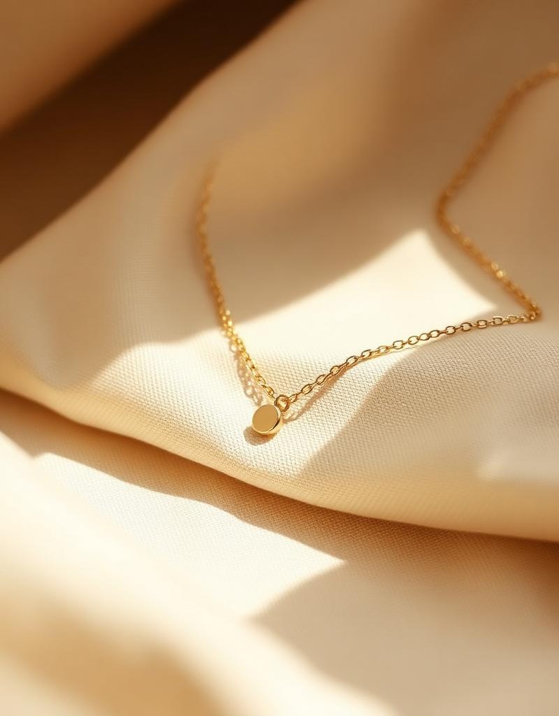 Fine gold pendant chain